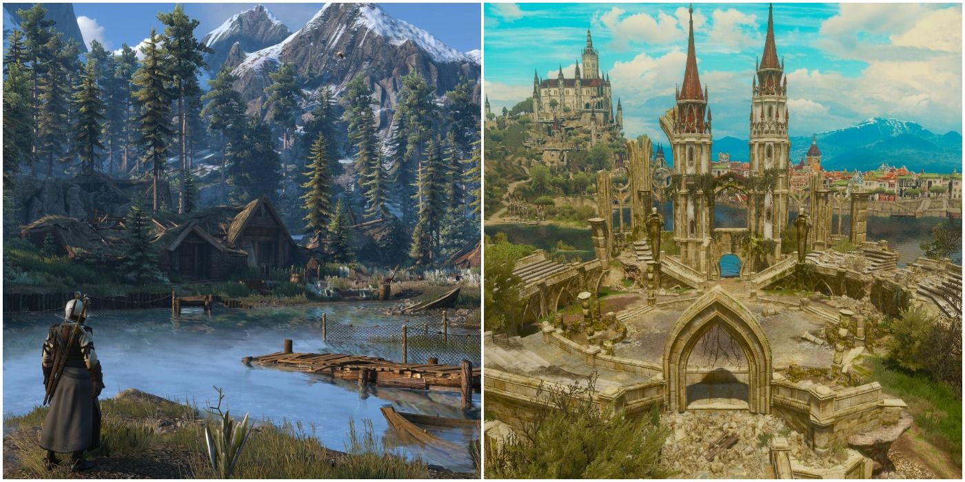 Breathtaking locations in The Witcher 3