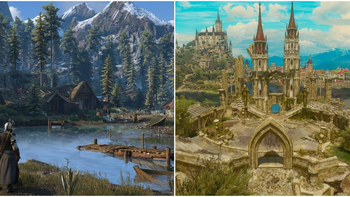 Breathtaking locations in The Witcher 3