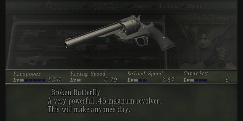 Broken butterfly resident evil 4 copy