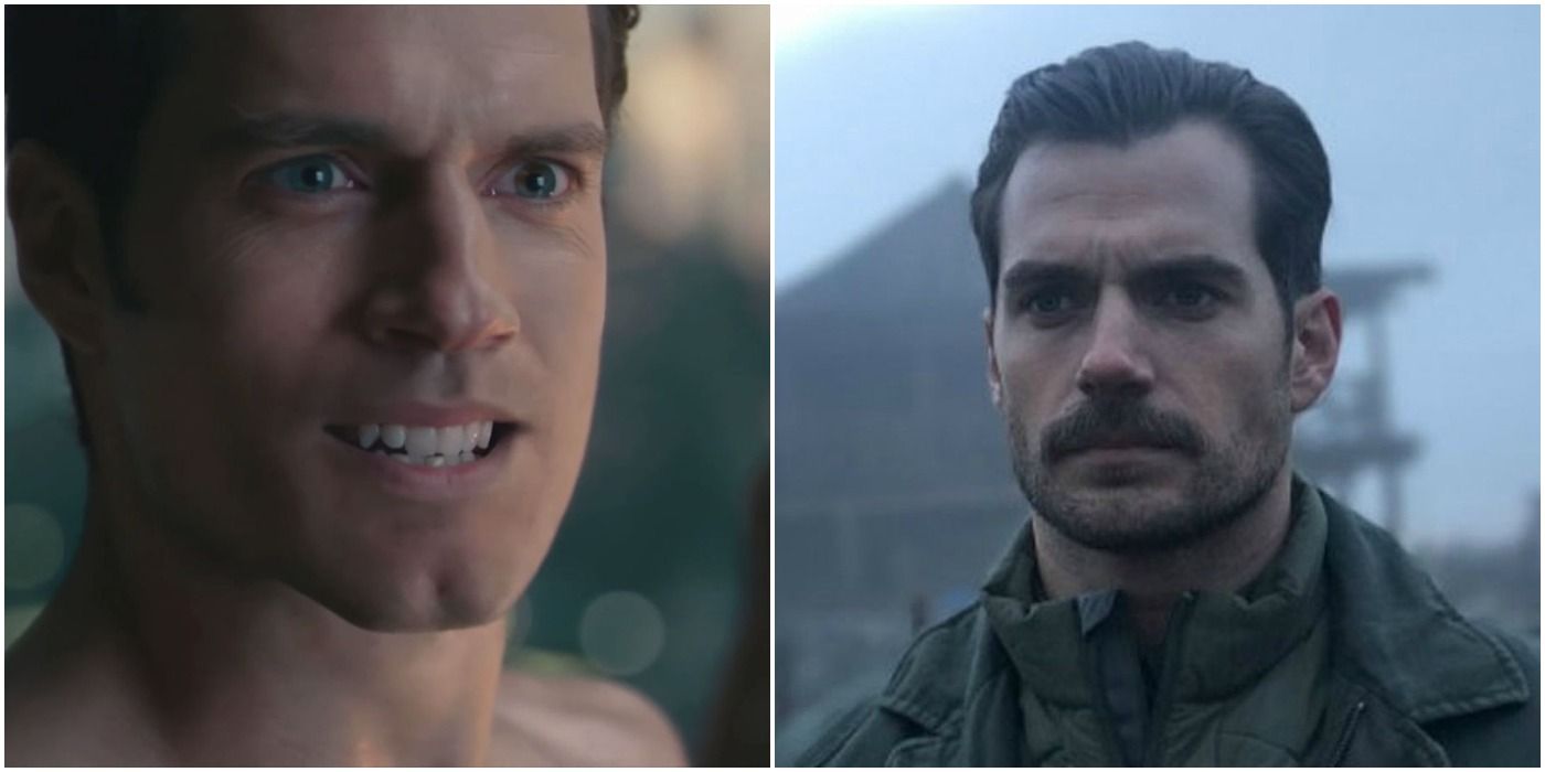 Henry Cavill in Justice League and Mission: Impossible