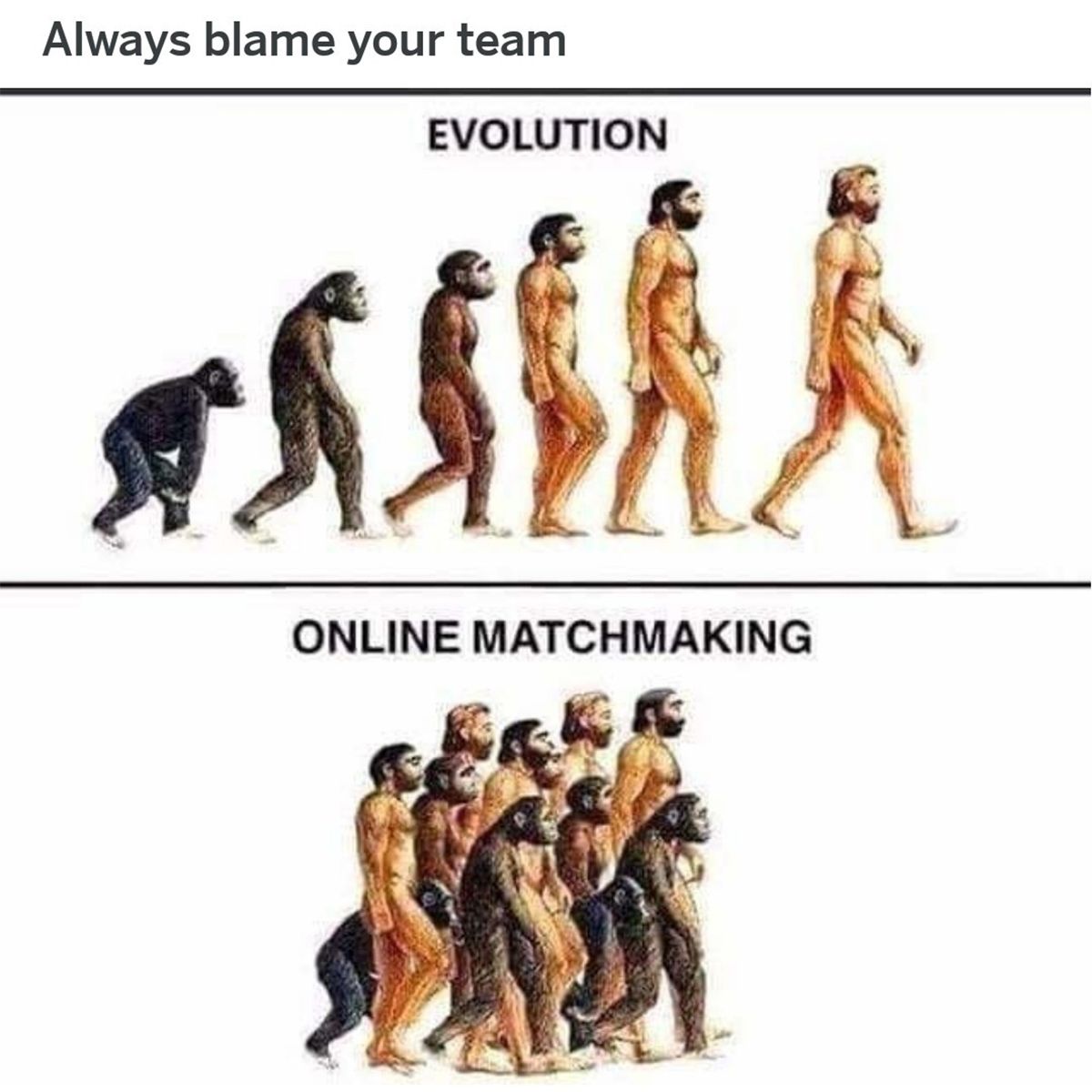 blame the matchmaking Counter-Strike 