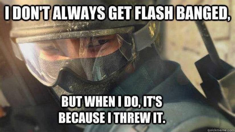 Flash Bang in Counter-Strike 