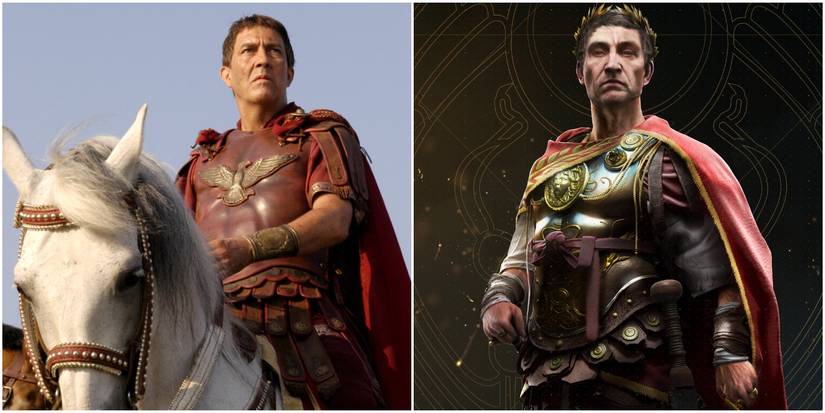 Much like Rome and other versions, Julius Caesar is an imposing leader in Assassin's Creed: Origins