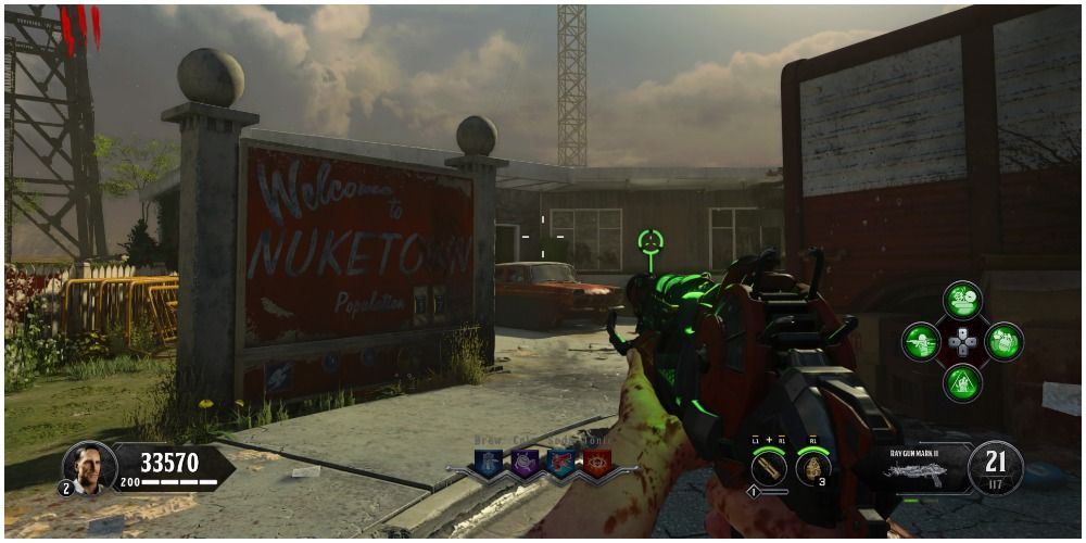Call Of Duty Black Ops 4 Using The Ray Gun Mark II In Nuketown