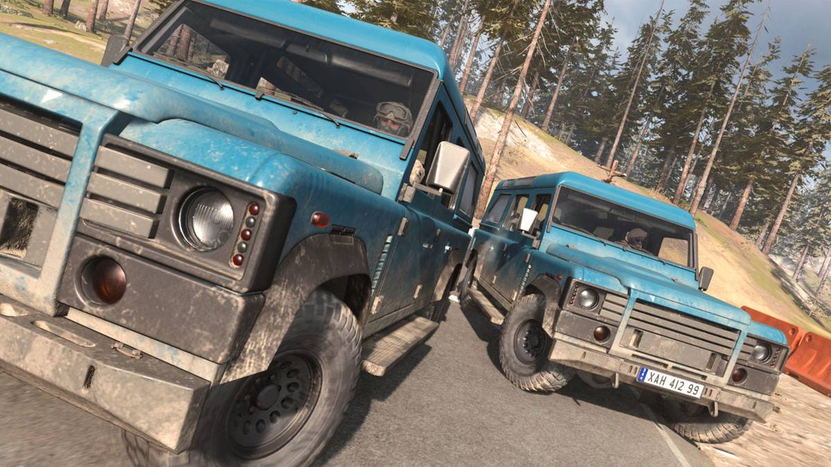 Call of Duty Warzone Blue Car