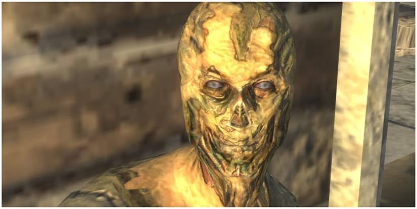 The ghoul Rotface near the entrance of Freeside