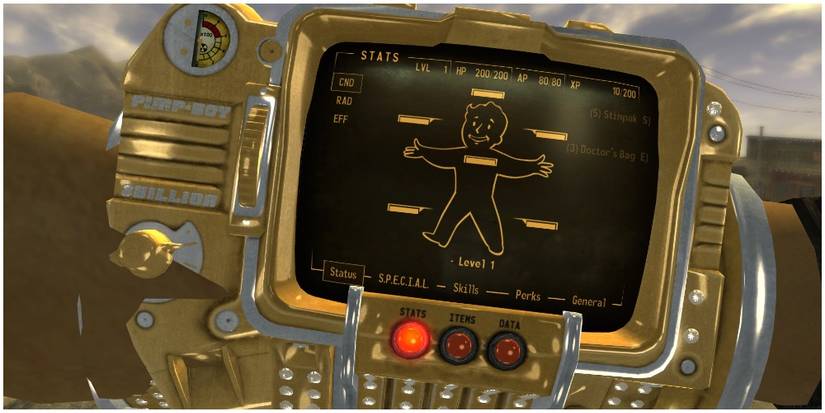 The Pimp Boy 3Billion on a player's wrist