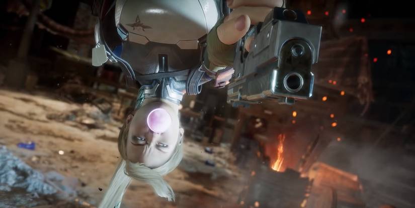 Cassie Cage bubble gum entrance Mortal Kombat 11