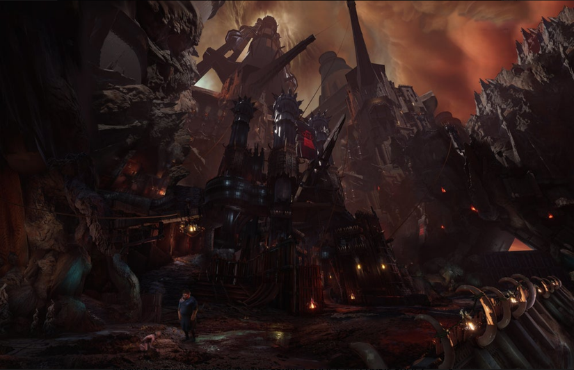 Castle Lord of the RIngs Gollum