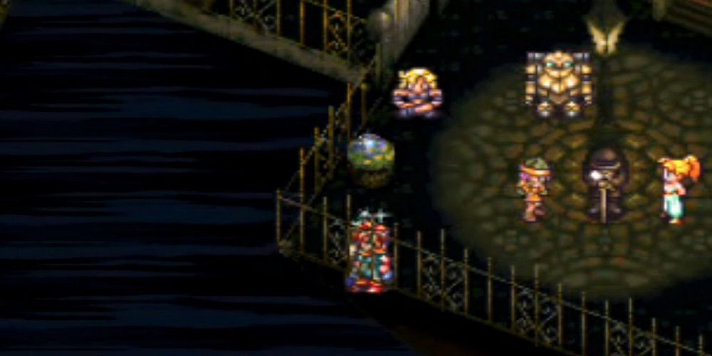 Chrono Trigger character stuck in a wall