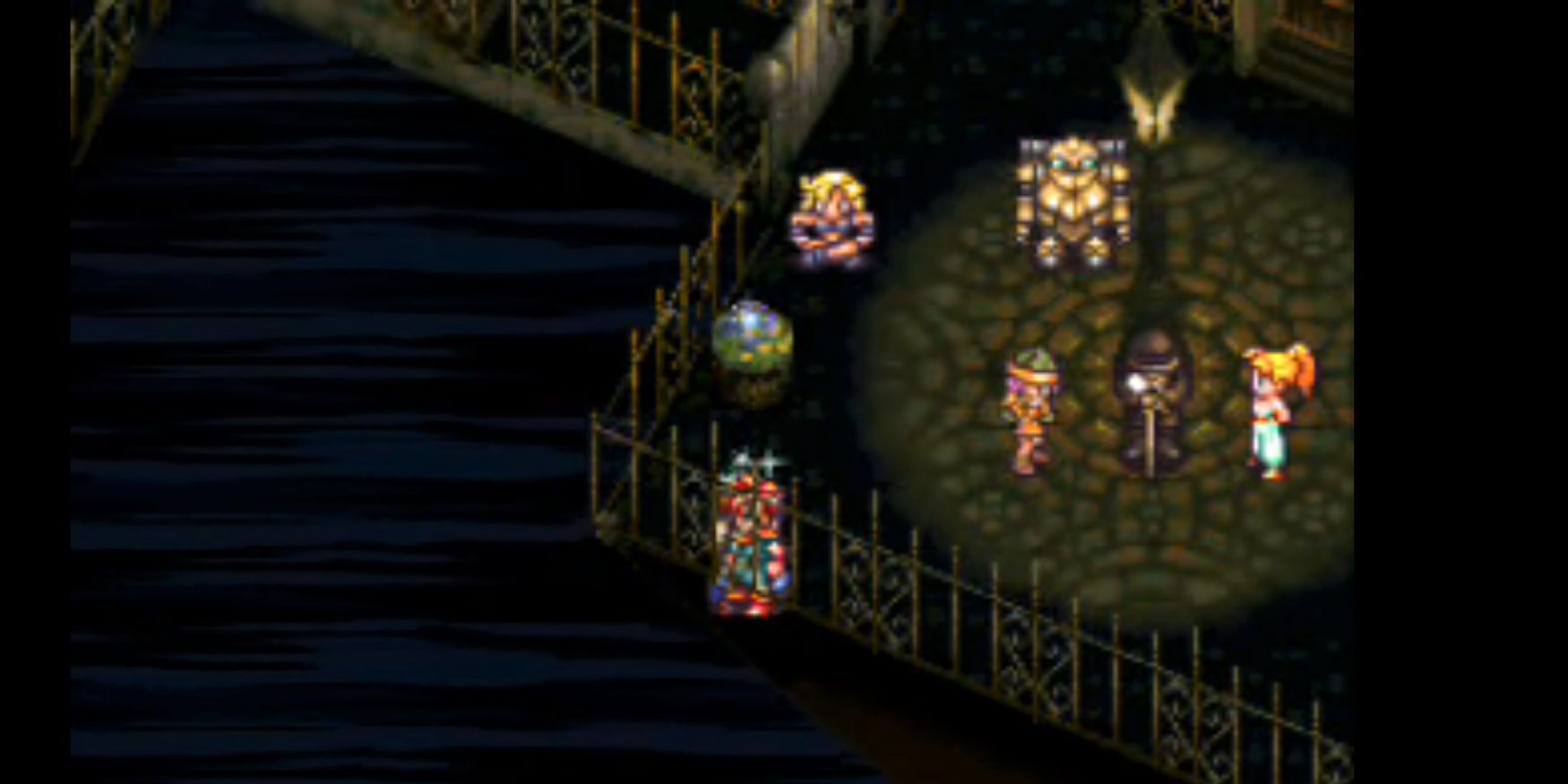 The player character is trapped in a wall.