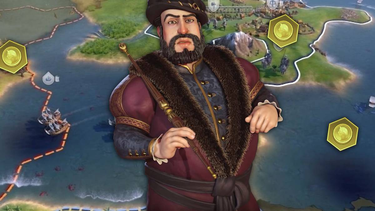 Civ 6 Portugal Leader Gold