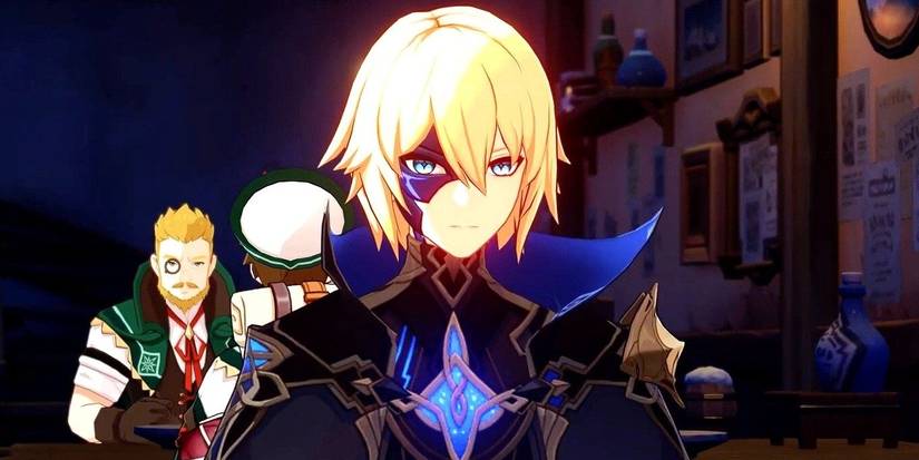 Dainsleif Sitting At Tavern Genshin Impact
