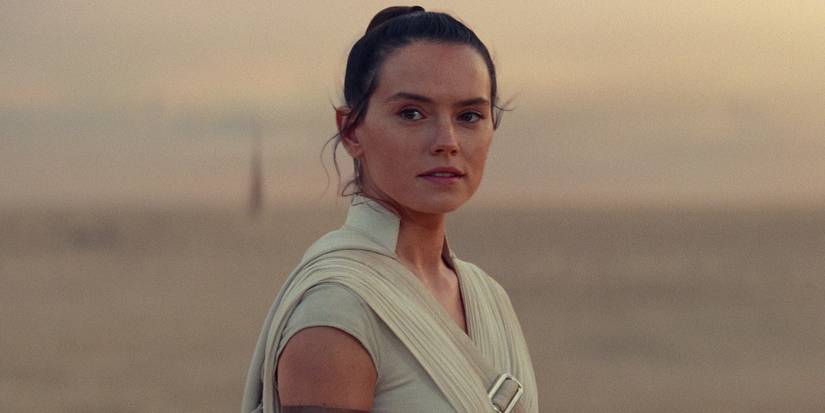 Daisy Ridley as Rey at the end of The Rise of Skywalker