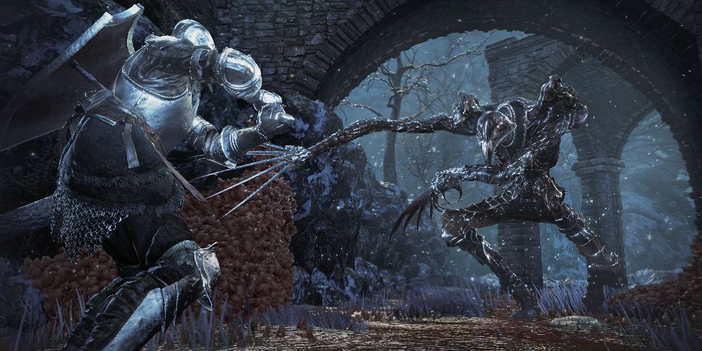 Corvian Knights In The Ashes Of Ariandel DLC для Dark Souls III быстры и смертоносны