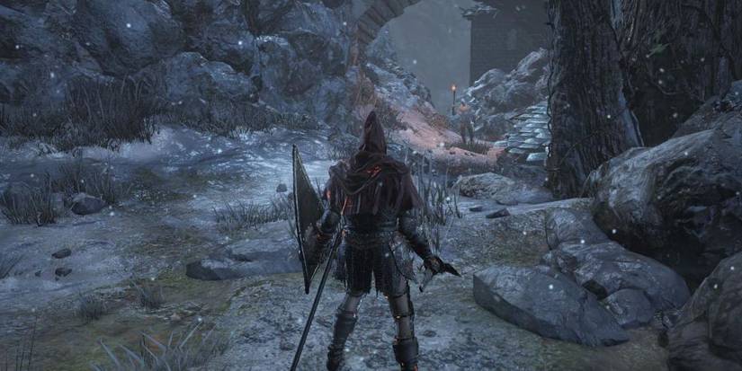 The Farron Followers Roam The Painted World Of Ariandel In Dark Souls III's First DLC