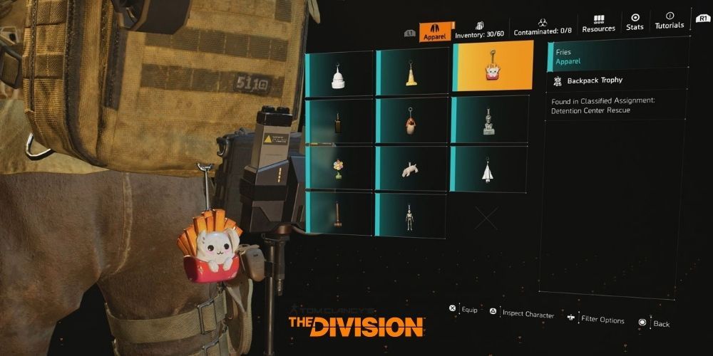 Tom Clancy's The Division 2 Classified Assignment Backpack Trophy Detention Center