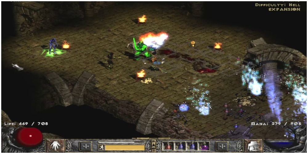 Diablo 2 Dealing With A Monster That Has An Aura Enchantment