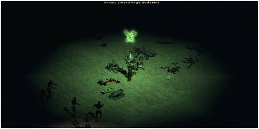 Diablo 2 Fighting Against Puke Eye The Axe