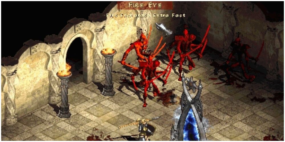 Diablo 2 Finding Fire Eye Next To The Portal