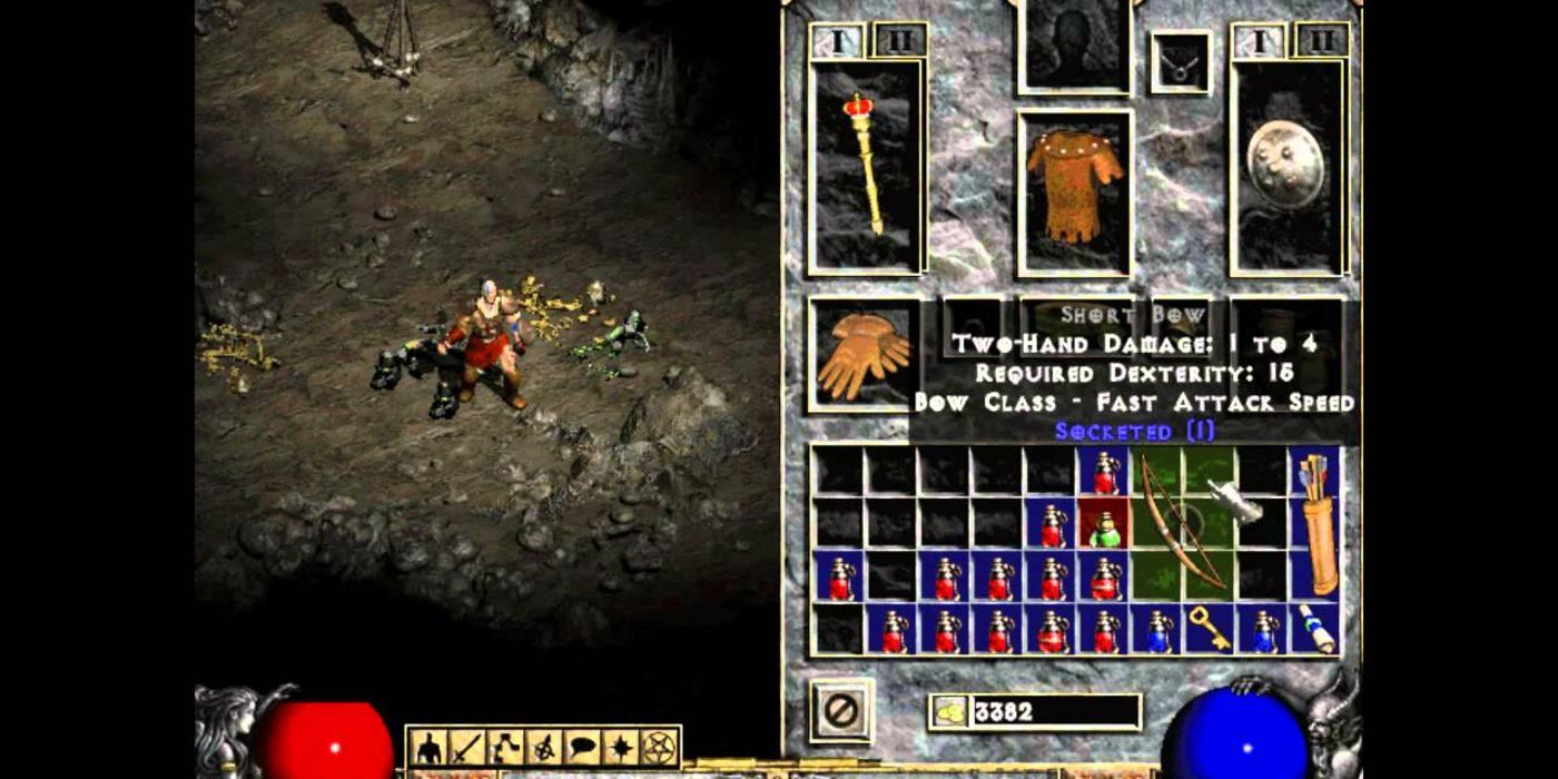 Diablo 2 Original Inventory and Barbarian