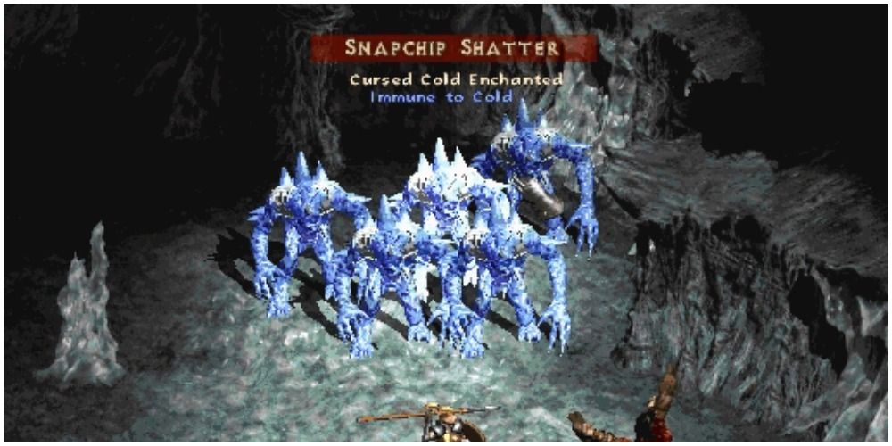 Diablo 2 Snapchip Shatter Tucked Away Into A Corner