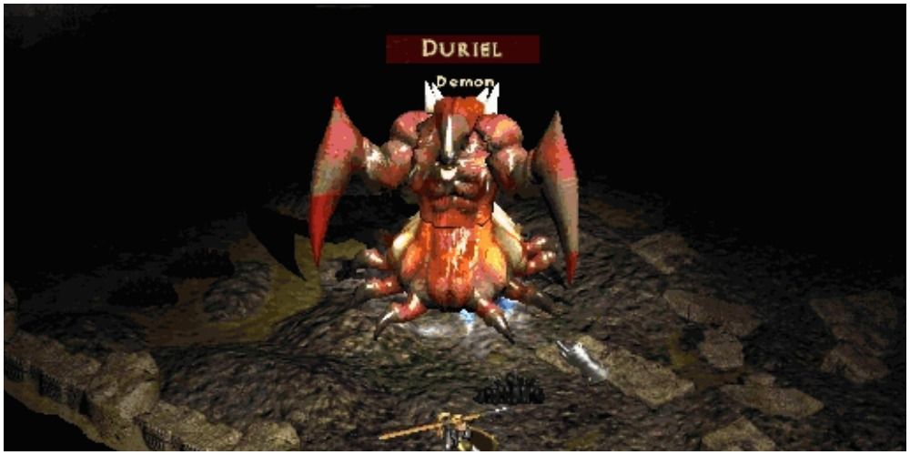 Diablo 2 The Final Fight In Act II Against Duriel