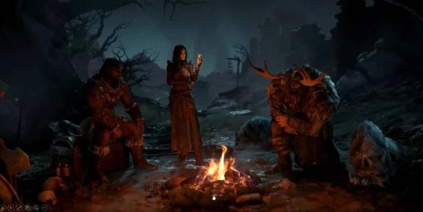 Diablo 4 Campfire Art