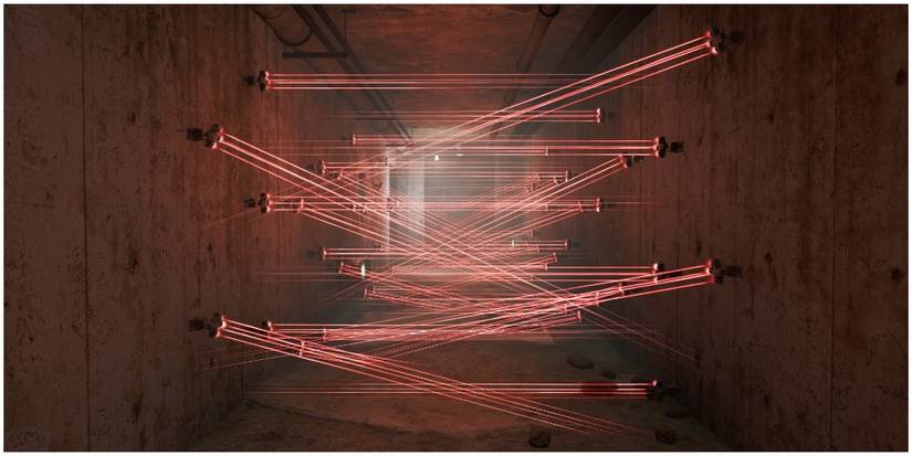 The room of tripwires that players run into