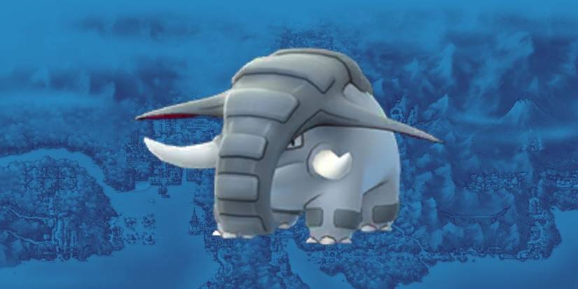 Pokemon against region background