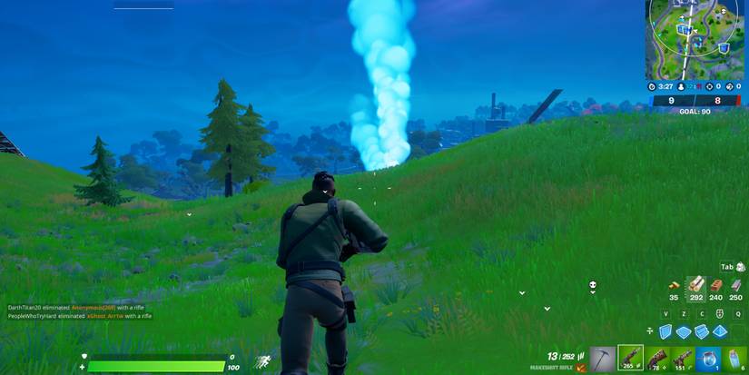 Player Approaching a Supply Drop