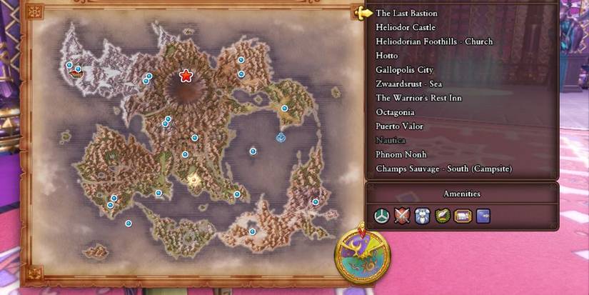 Dragon Quest 11 World Map After Act 2