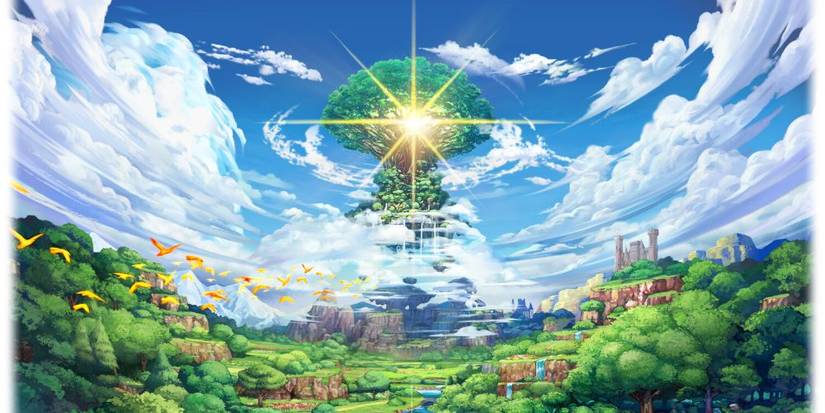 Concept Art of Dragon Quest 11 World 