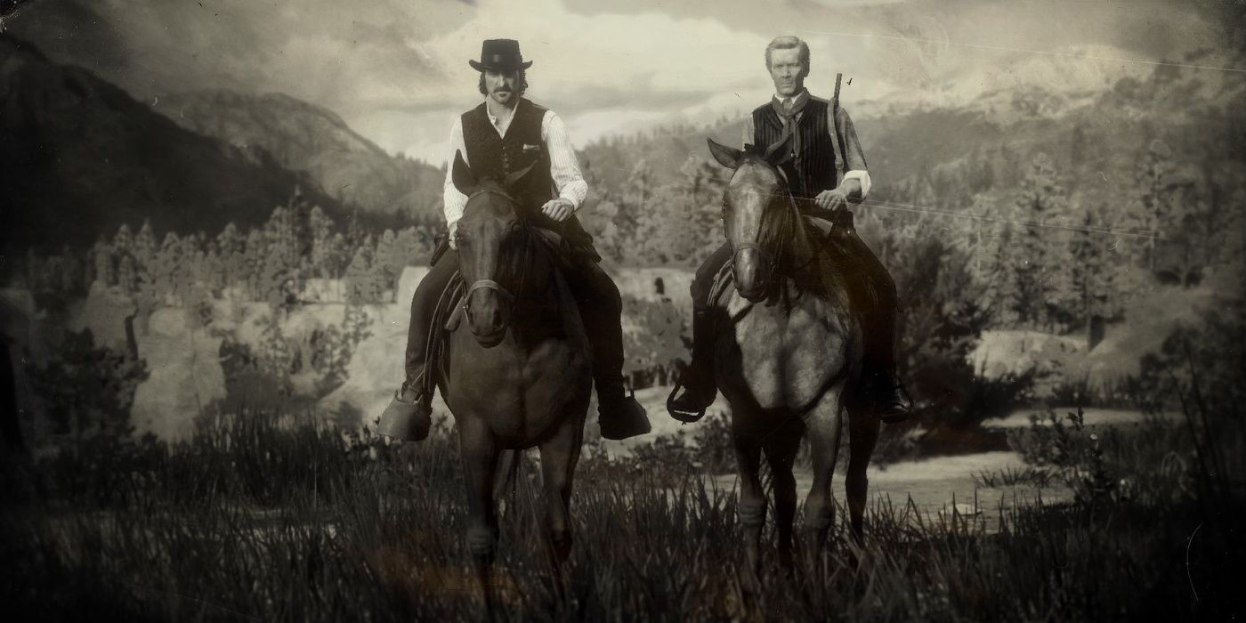 Dutch & Hosea Riding Horses From Red Dead Redemption 2