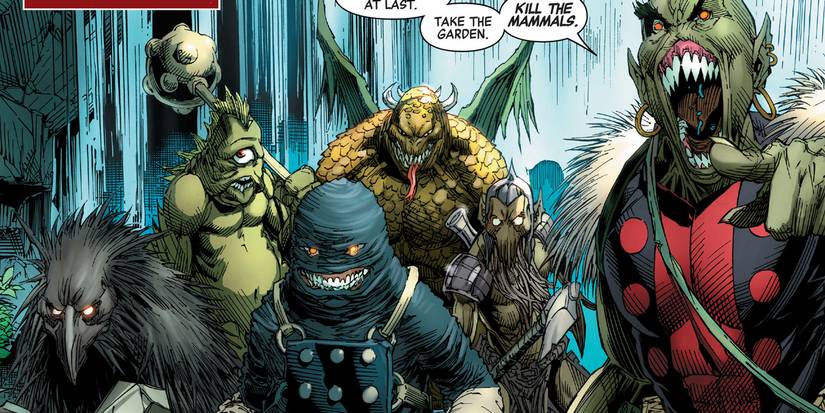 Marvel's Deviants attacking humans