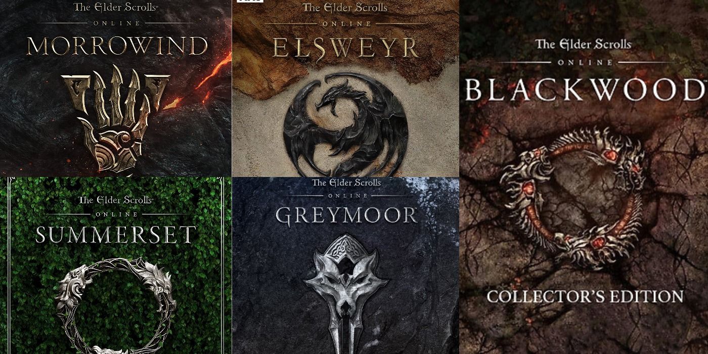 All chapters of ESO, Morrowind, Summerset, Blackwood, Elsweyr, Greymoor