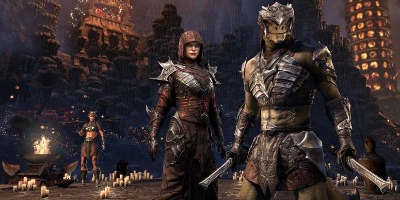 Main characters from Blackwood trailer posing