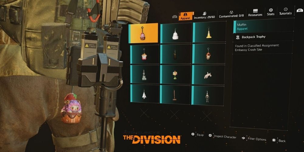 Tom Clancy's The Division 2 Classified Assignment Backpack Trophy Embassy