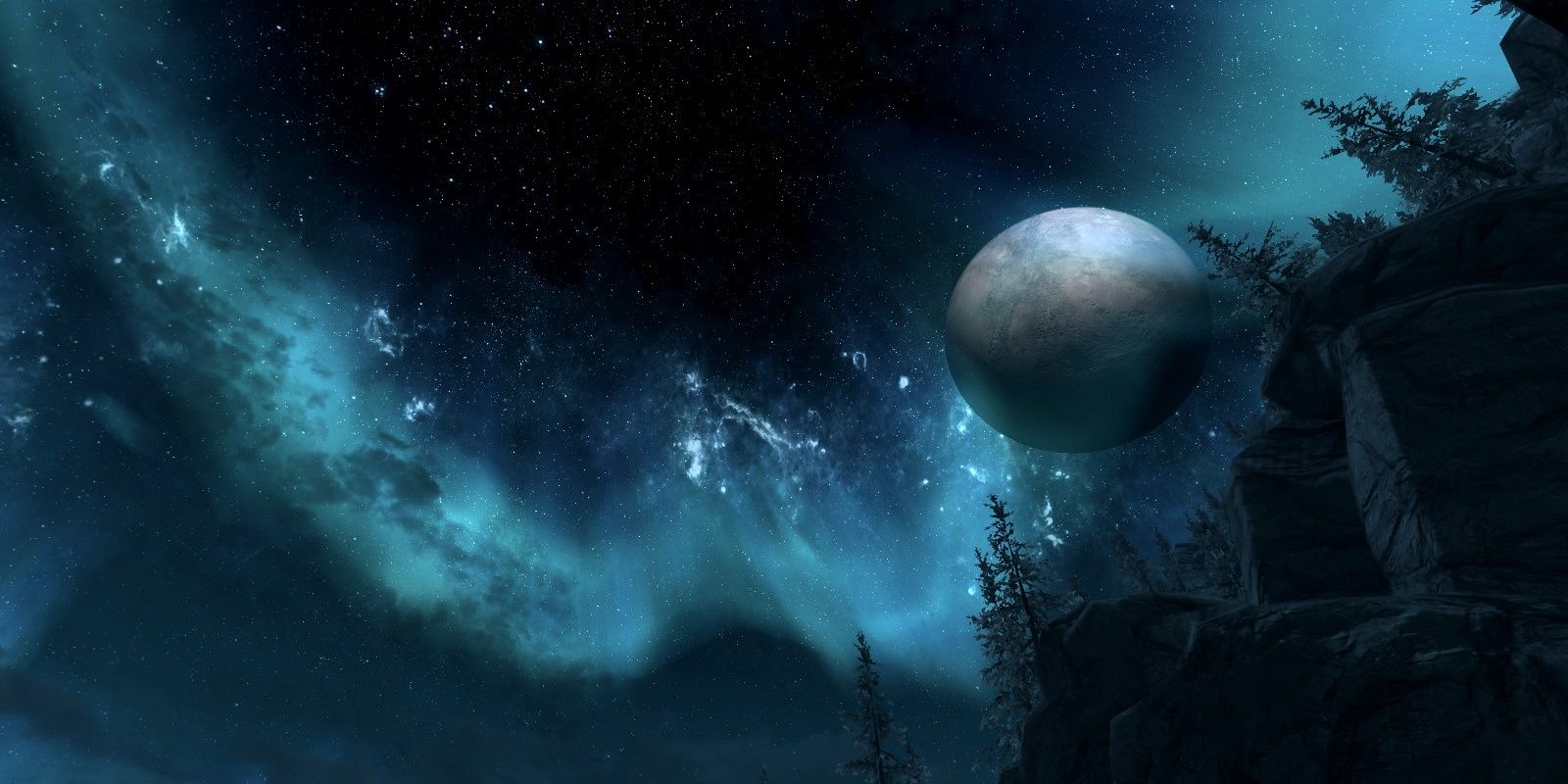 Enhanced Night Sky For The Elder Scrolls V Skyrim