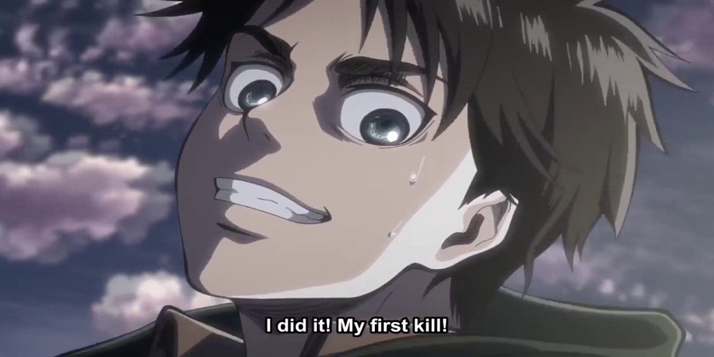 Eren gets his first kill