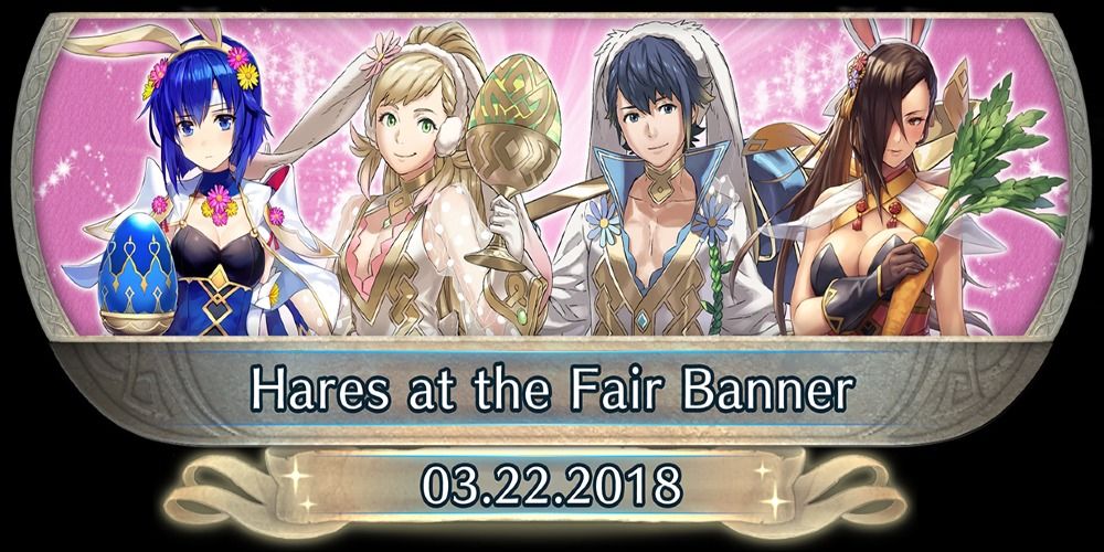 fire emblem heroes hares at the fair banner