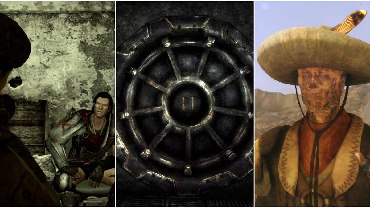 Fallout New Vegas Interrogating Silus with the NCR, Vault 11, and Raul in his Gunslinger Outfit