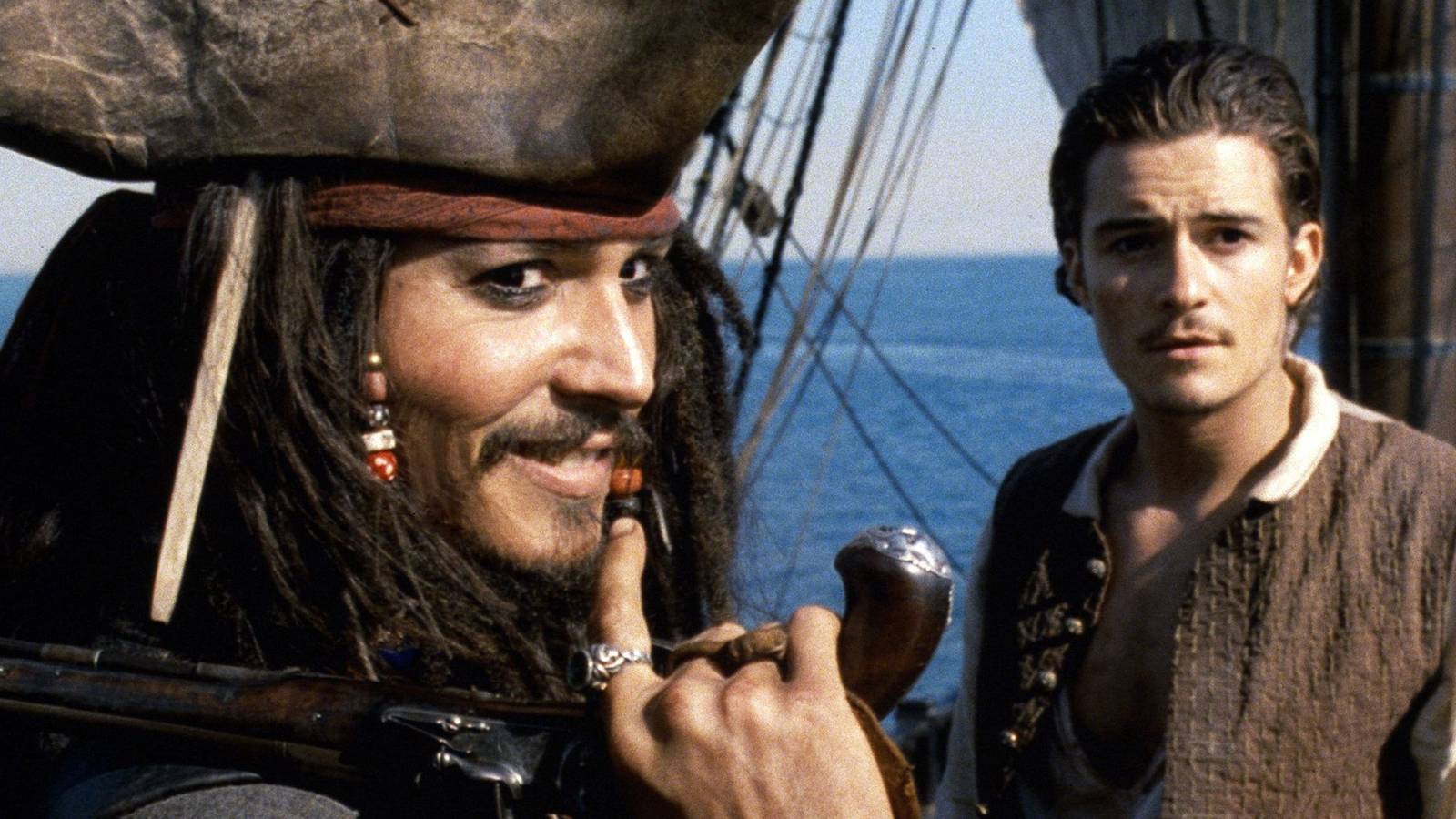 Jack Sparrow with Gun and Will Turner