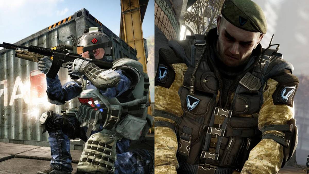 Warface players in battle