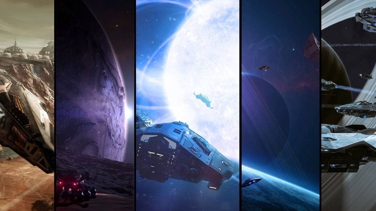 Elite Dangerous Wallpaper Collage
