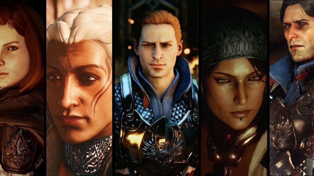 Dragon Age: Origins Character Collage