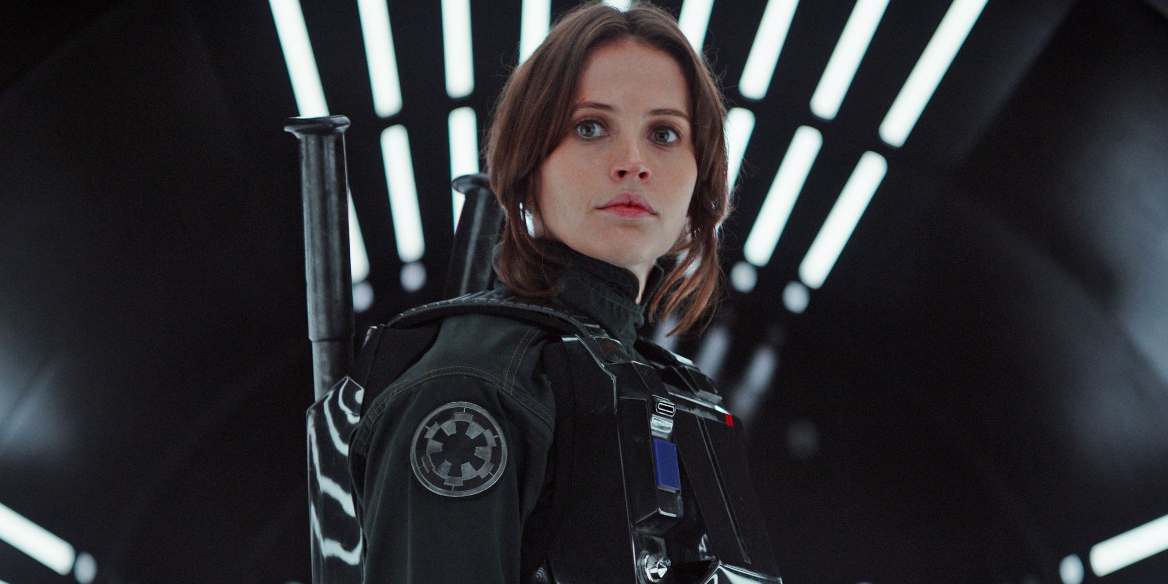 Felicity Jones as Jyn Erso in Rogue One A Star Wars Story