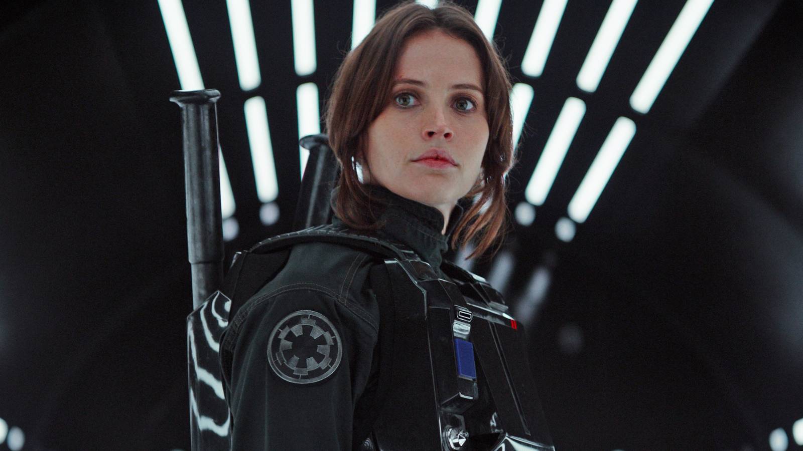 Felicity Jones as Jyn Erso in Rogue One A Star Wars Story