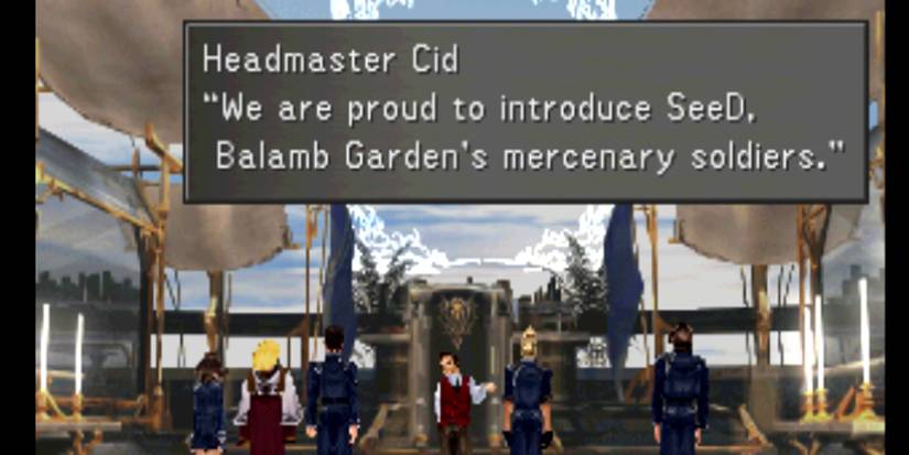 Final Fantasy 8 SeeD Graduation Cid Dialogue