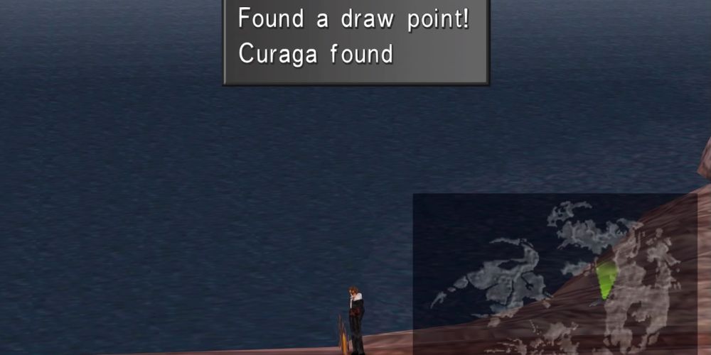 Final Fantasy 8 Overworld Curaga Draw Point Squall